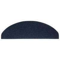 VidaXL Trapmatten zelfklevend 5 stuks 65x21x4 cm marineblauw halfrond groot - thumbnail