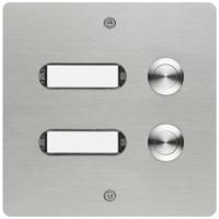 Grothe 55502 Belknop Met naambord RVS V2A - thumbnail