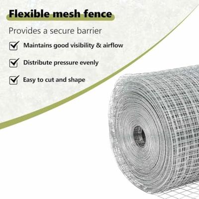 VidaXL Afrasteringspaal zilver 10 x 1 m (19 x 19 mm mesh) staal