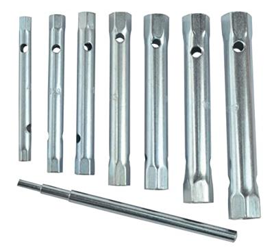Brüder Mannesmann Pijpsleutelset 8dlg in etui (Hobby) - 26708