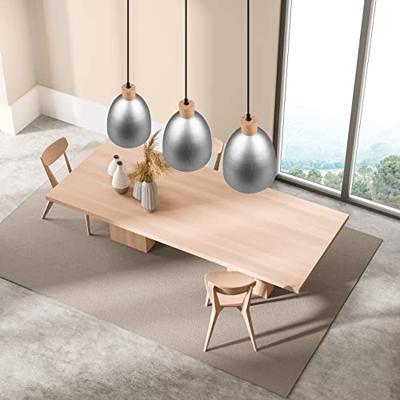 Trio HanglampJagger RVS met houtbruin - R30681067