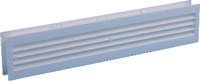 Nedco deurventilatierooster - wit - 90 x 455 mm - 2-delig - thumbnail