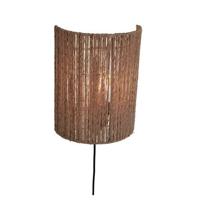 GOOD&MOJO Wandlamp 'Iguazu' Jute, 32cm hoog, kleur Naturel - thumbnail