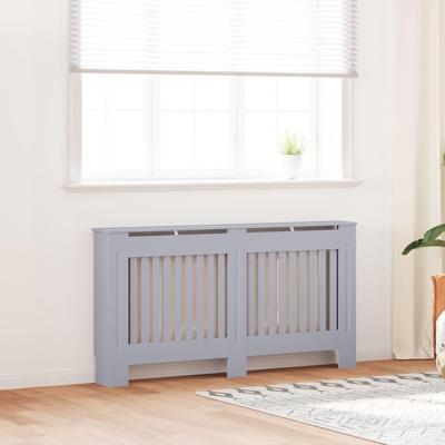 Radiatorombouw 152x19x81 cm MDF antraciet