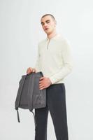 Lefrik Scout Backpack grey/ecru Laptoprugzak - thumbnail