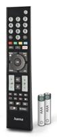 Hama Universele afstandsbediening voor Panasonic TV's (infrarood, leerbaar, lichtgevende toetsen, slimme knop, Easy Modefunctie, ergonomische hoofdtoetsen, 10 m bereik) zwart - thumbnail