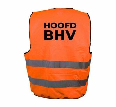 Hoofd BHV hesje oranje - Hoofd BHV hesje oranje