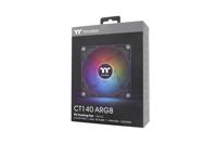 Thermaltake TT CT140 ARGB Sync PC Computer behuizing Ventilator Zwart 2 stuk(s) - thumbnail