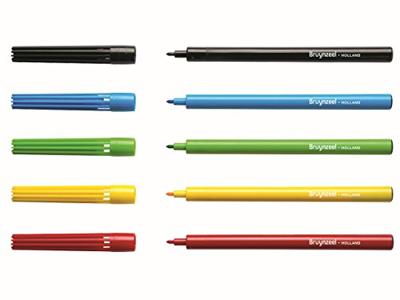 Bruynzeel etui 50 viltstiften punters