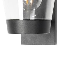 QAZQA Moderne buiten wandlamp zwart IP44 - Joren - thumbnail