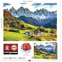 Puzzel Educa Autumn in the Dolomites 2000 Onderdelen - thumbnail