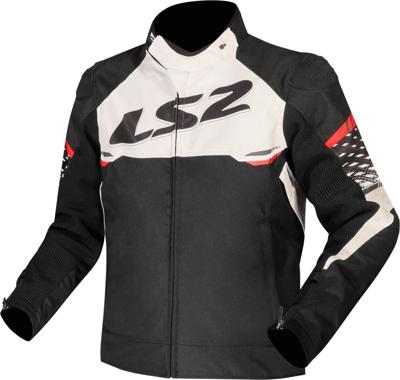 LS2 "apex" jas jacket apex men black/white/red size xl