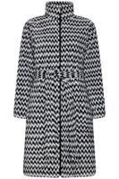 Fleece badjas zigzag Pastunette - thumbnail