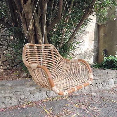 Hangstoel blond l66b65h49 cm - incl. staaldraad