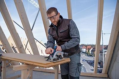 Bosch Blauw GKS 18V-57-2 L | 18V Accu Cirkelzaag | 165mm | 2x 5,5Ah ProCore in L-Boxx - 06016C1102 - thumbnail