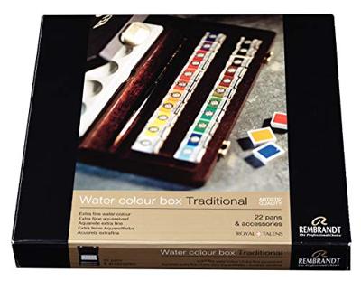 Rembrandt Professionele Aquarelverf Kist Traditional