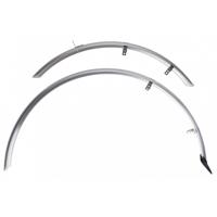 Eurofender Spatbordset elegance 28" x 46 mm - zilver - thumbnail