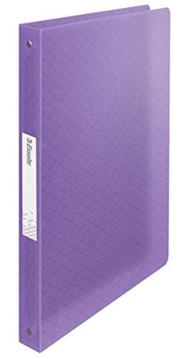 Esselte Colour'Breeze ringmap, 4 ringen, PP, ft A4, met soepele kaft, lavendel