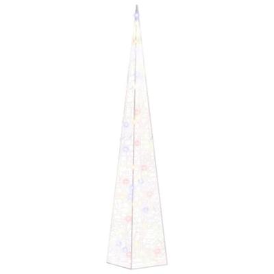 Lichtkegel decoratief LED 90 cm acryl meerkleurig
