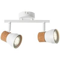 Brilliant Kurken plafondspotMoka 2-lichts - 75713/75 - thumbnail