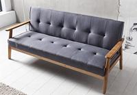 Artistiq Slaapbank 'Lilly' kleur Donkergrijs - thumbnail