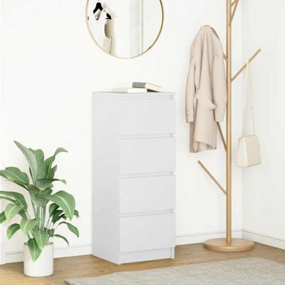 Dressoir 37,5x35x99 cm spaanplaat wit