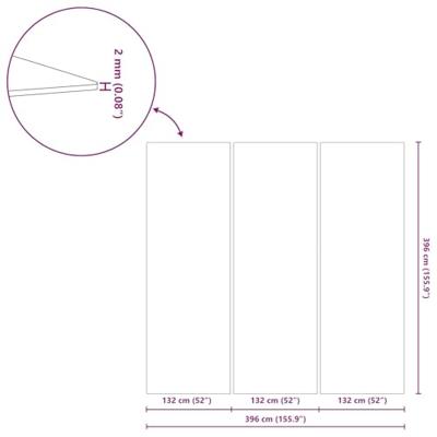 VidaXL Zwembad grondzeil lichtgrijs 396 x 396 x 0,1 cm