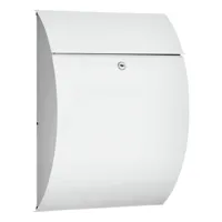 Burg Wächter 38680 RIVIERA 835 W Brievenbus Plaatstaal Wit Sleutelslot - thumbnail