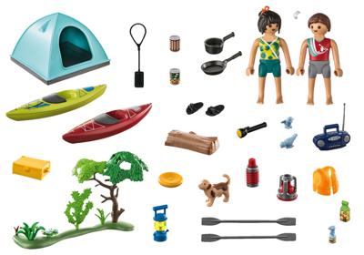 PLAYMOBIL Family Fun outdoor kamperen 71425