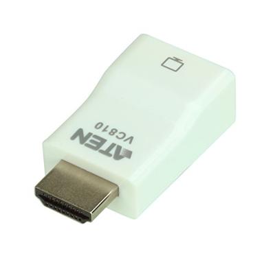 ATEN VC810-AT HDMI / VGA Adapter [1x HDMI-stekker - 1x VGA-bus] Grijs 0 m