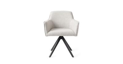 Eetkamerstoel 'Hofu' Turn Black, Draaibaar, kleur Checkers Charm