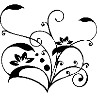 Sierbloem - Muursticker - thumbnail