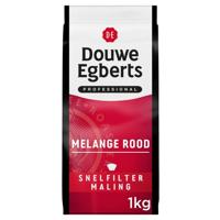 Koffie Douwe Egberts snelfiltermaling Melange Rood 1kg - thumbnail