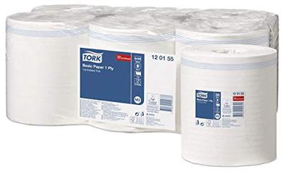 Tork Basic poetspapier - M2 centerfeed - 300 m - 1-laags - 120155