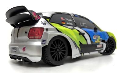 Absima 1:12 RC auto Elektro Rallywagen 1:12 EP Rally Car Speed Demon 4WD BL RTR Wit Brushless 4WD RTR 2,4 GHz Incl. accu en lader