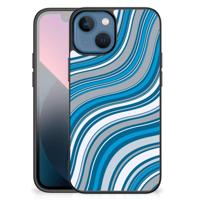 Apple iPhone 13 mini Back Case Waves Blue - thumbnail