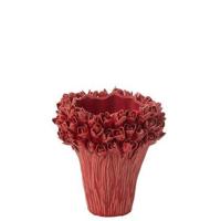 J-Line Vaas Ambrosia Keramiek Rood Medium - thumbnail