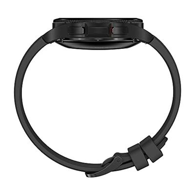 Samsung Galaxy Watch4 Classic, Runde Bluetooth Smartwatch, Wear OS, drehbare Lünette, Fitnessuhr, Fitness-Tracker, 42 mm, Black
