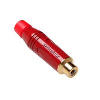 Amphenol ACJR-RED RCA Connector | Female | Rood - thumbnail