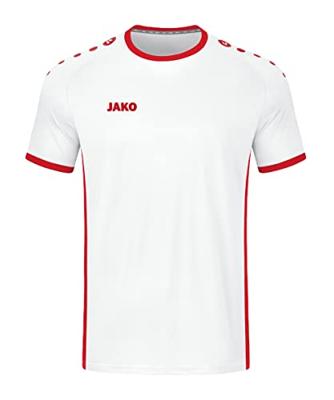 JAKO 4212K Shirt Primera Km Kids - Wit/Sportrood - 128