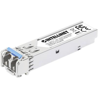 Intellinet 508735 Mini-GBIC Transceiver für LWL-Kabel (LC) Singlemode-Port 10 km HPE-kompatibel Transceivermodule 1000 MBit/s 10 km Type module LX Intellinet 508735 Mini-GBIC Transceiver für LWL-Kabel (LC) Singlemode-Port 10 km HPE-kompatibel Transceivermodule 1000 MBit/s 10 km Type module LX