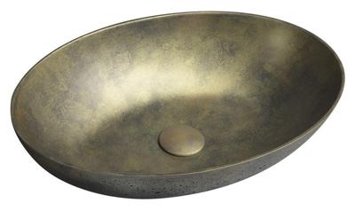 Vrijstaand Waskom Sapho Formigo 60x40 cm Goud Vrijstaand Waskom Sapho Formigo 60x40 cm Goud