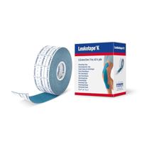 Leukotape K Kleefwindel Elast Blauw 2,5cmx5m 1 - thumbnail