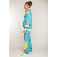 Retro Trainingspak Neon-Blauw - thumbnail