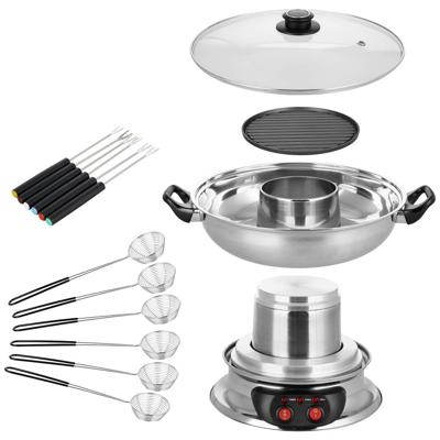 Emerio Asian fondue en grill - 6 personen