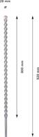 Bosch Accessories Bosch Power Tools 1618596504 Hamerboor 28 mm Gezamenlijke lengte 920 mm SDS-Max 1 stuk(s) - thumbnail