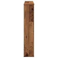 Haardombouw 100x20x100 cm bewerkt hout oud houtkleurig - thumbnail
