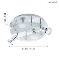 Eglo Led plafondspotCabo 1 led - 93085 - thumbnail