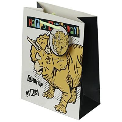 Happy Birthday Dinosaurussen - Cadeautasje Medium