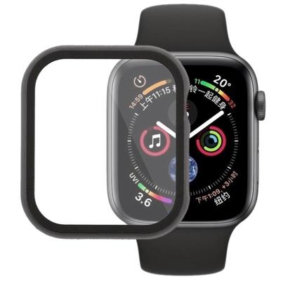 Metalen voorste Frame beschermhoes voor Apple Watch serie 4 40mm (zwart)